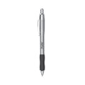 Paper Mate Profile Metal Ballpoint Pen, Retractable, Medium 1 mm, Black Ink, Silver Barrel, Dozen