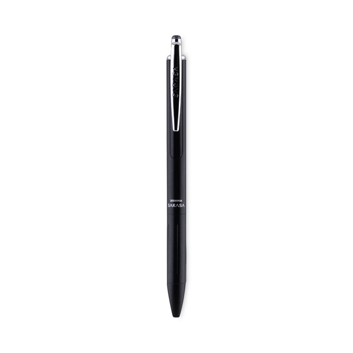 Zebra Sarasa Grand Gel Pen, Retractable, Medium 0.7 mm, Black Ink, Black Barrel