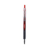 Zebra Sarasa Dry Gel X30 Gel Pen, Retractable, Medium 0.7 mm, Red Ink, Red Barrel, 12/Pack