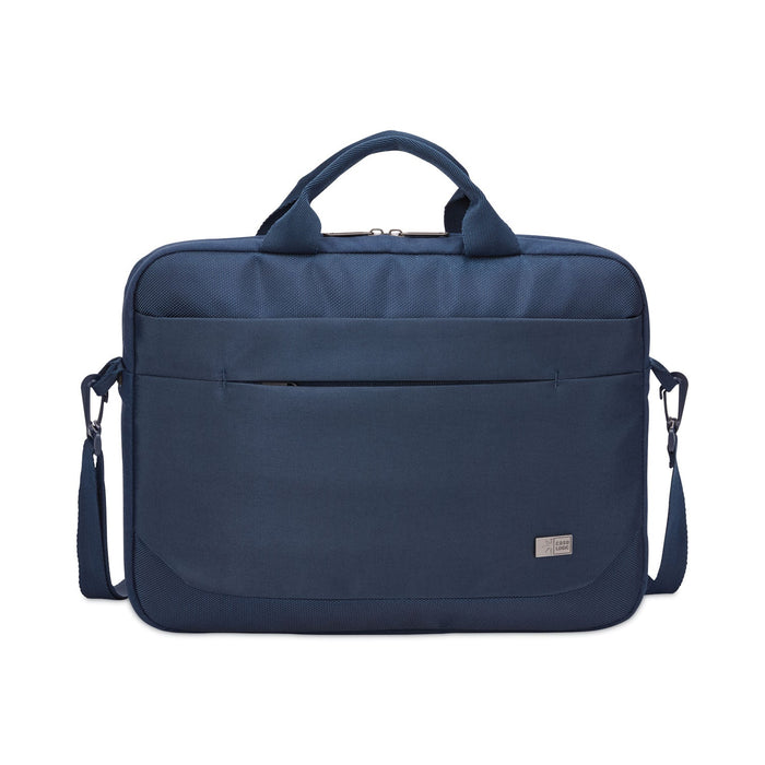 Case Logic Advantage Laptop Attache, Fits Devices Up to 15.6", Polyester, 16.1 x 2.8 x 13.8, Dark Blue