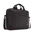 Case Logic Advantage Laptop Attache, Fits Devices Up to 14", Polyester, 14.6 x 2.8 x 13, Black