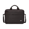 Case Logic Advantage Laptop Attache, Fits Devices Up to 14", Polyester, 14.6 x 2.8 x 13, Black