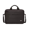 Case Logic Advantage Laptop Attache, Fits Devices Up to 14", Polyester, 14.6 x 2.8 x 13, Black