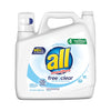 All Ultra Free Clear Liquid Detergent, Unscented, 141 oz Bottle, 4/Carton