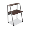 Linea Italia Kompass Flexible Home/Office Desk, 33" x 23.4" x 48", Mocha