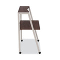 Linea Italia Kompass Flexible Home/Office Desk, 33" x 23.4" x 48", Mocha