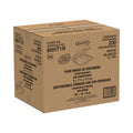 Dart Foam Hinged Lid Containers, 8 x 8 x 2.25, White, 200/Carton