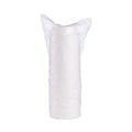 Dart Foam Container, Squat, 8 oz, 4.63" Diameter x 1.13"h, White, 500/Carton