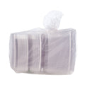 Dart StayLock Clear Hinged Lid Containers, 3-Compartment, 8.6 x 9 x 3, Clear, Plastic, 100/Packs, 2 Packs/Carton