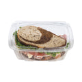 Dart ClearPac SafeSeal Tamper-Resistant/Evident Containers, Flat Lid, 24 oz, 6.4 x 1.9 x 7.1, Clear, Plastic, 100/Bag, 2 Bags/CT