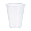 Dart High-Impact Polystyrene Cold Cups, 7 oz, Translucent, 100 Cups/Sleeve, 25 Sleeves/Carton