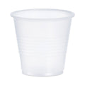 Dart High-Impact Polystyrene Cold Cups, 3.5 oz, Translucent, 100 Cups/Sleeve, 25 Sleeves/Carton