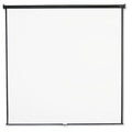 Quartet Wall or Ceiling Projection Screen, 96 x 96, White Matte Finish