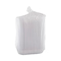 Dart ClearPac Large Nacho Tray, 2-Compartments, 3.3 oz, 6.2 x 6.2 x 1.6, Clear, Plastic, 500/Carton