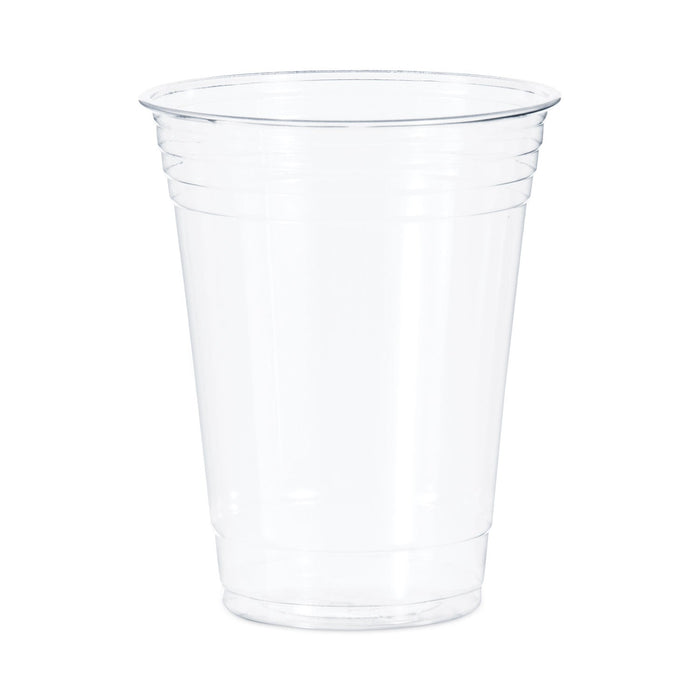 Dart Ultra Clear PET Cups, 16 oz, Squat, 50/Bag, 20 Bags/Carton