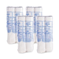 Dart Foam Hinged Lid Container, Hoagie Container with Removable Lid, 5.3 x 9.8 x 3.3, White, 125/Bag, 4 Bags/Carton