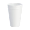 Dart Foam Drink Cups, 32 oz, White, 25/Bag, 20 Bags/Carton