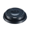 Dart Cappuccino Dome Sipper Lids, Fits 12 oz to 24 oz Cups, Black, 100/Pack, 10 Packs/Carton