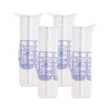 Dart Foam Hinged Lid Container, Hot Dog Container, 3.8 x 7.1 x 2.3, White,125/Bag, 4 Bags/Carton