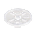 Dart Lift n' Lock Plastic Hot Cup Lids, With Straw Slot, Fits 10 oz to 14 oz Cups, Translucent, 100/Sleeve, 10 Sleeves/Carton