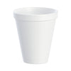 Dart Foam Drink Cups, 12 oz, White, 1,000/Carton