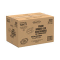 Dart Foam Hinged Lid Container, Hot Dog Container, 3.8 x 7.1 x 2.3, White,125/Bag, 4 Bags/Carton