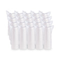 Dart Foam Container, Squat, 8 oz, 4.63" Diameter x 1.13"h, White, 500/Carton