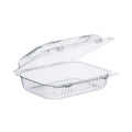 Dart StayLock Clear Hinged Lid Containers, 6 x 7 x 2.1, Clear, Plastic, 125/Packs, 2 Packs/Carton