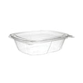 Dart ClearPac SafeSeal Tamper-Resistant/Evident Containers, Flat Lid, 12 oz, 4.9 x 2 x 5.5, Clear, Plastic, 100/Bag, 2 Bags/Carton