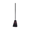 Boardwalk Flagged Tip Poly Bristle Janitor Brooms, 10 x 58.5, Wood Handle, Natural/Black, 12/Carton