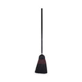 Boardwalk Flagged Tip Poly Bristle Janitor Brooms, 10 x 58.5, Wood Handle, Natural/Black, 12/Carton