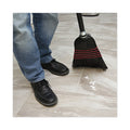 Boardwalk Flagged Tip Poly Bristle Janitor Brooms, 10 x 58.5, Wood Handle, Natural/Black, 12/Carton