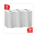 WypAll General Clean X60 Cloths, Small Roll, 13.5 x 19.6, White, 130/Roll, 6 Rolls/Carton