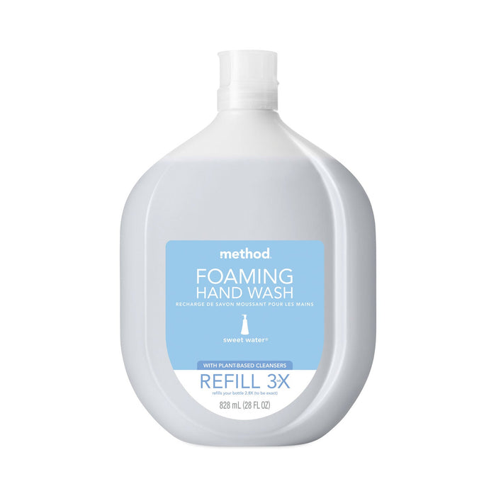Method Foaming Hand Wash Refill Tub, Sweetwater, 28 oz Tub, 4/Carton