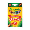 Crayola Classic Color Crayons, Peggable Retail Pack, 16 Colors/Pack