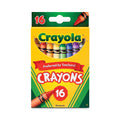 Crayola Classic Color Crayons, Peggable Retail Pack, 16 Colors/Pack