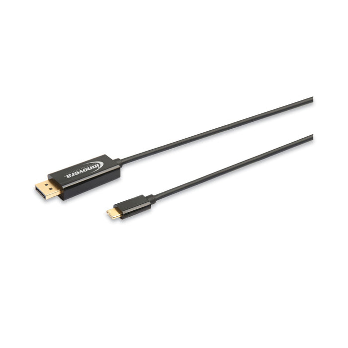 Innovera USB Type-C to DisplayPort Adapter, 6 ft, Black
