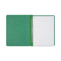 ACCO Pressboard Report Cover with Tyvek Reinforced Hinge, Two-Piece Prong Fastener, 3" Capacity, 8.5 x 11, Dark Green/Dark Green