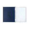 ACCO PRESSTEX Covers with Storage Hooks, 2 Posts, 6" Capacity, 14.88 x 11, Dark Blue