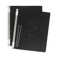 ACCO PRESSTEX Covers with Storage Hooks, 2 Posts, 6" Capacity, 14.88 x 11, Black