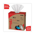 WypAll General Clean X60 Cloths, POP-UP Box, 9.1 x 16.8, White, 126/Box
