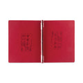 ACCO PRESSTEX Covers with Storage Hooks, 2 Posts, 6" Capacity, 14.88 x 11, Executive Red