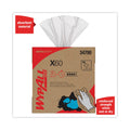 WypAll General Clean X60 Cloths, POP-UP Box, 9.1 x 16.8, White, 126/Box