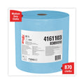 WypAll X70 Cloths, Jumbo Roll, 12.4 x 12.2, Blue, 870/Roll