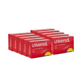 Universal Paper Clips, #1, Nonskid, Silver, 100 Clips/Box, 10 Boxes/Pack