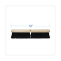 Boardwalk Floor Brush Head, 3" Black Medium Weight Polypropylene Bristles, 18" Brush