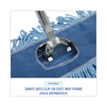 Boardwalk Clip-On Dust Mop Handle, Lacquered Wood, Swivel Head, 1" dia x 60", Natural