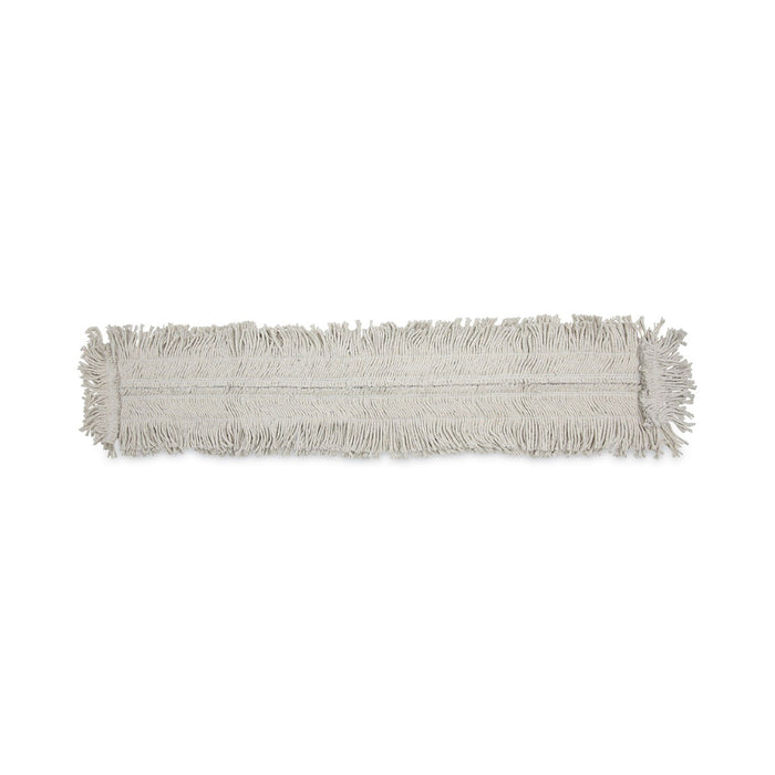 Boardwalk Mop Head, Dust, Disposable, Cotton/Synthetic Fibers, 48 x 5, White