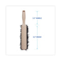 Boardwalk Counter Brush, Black Tampico Bristles, 4.5" Brush, 3.5" Tan Plastic Handle