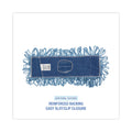 Boardwalk Mop Head, Dust, Looped-End, Cotton/Synthetic Fibers, 18 x 5, Blue
